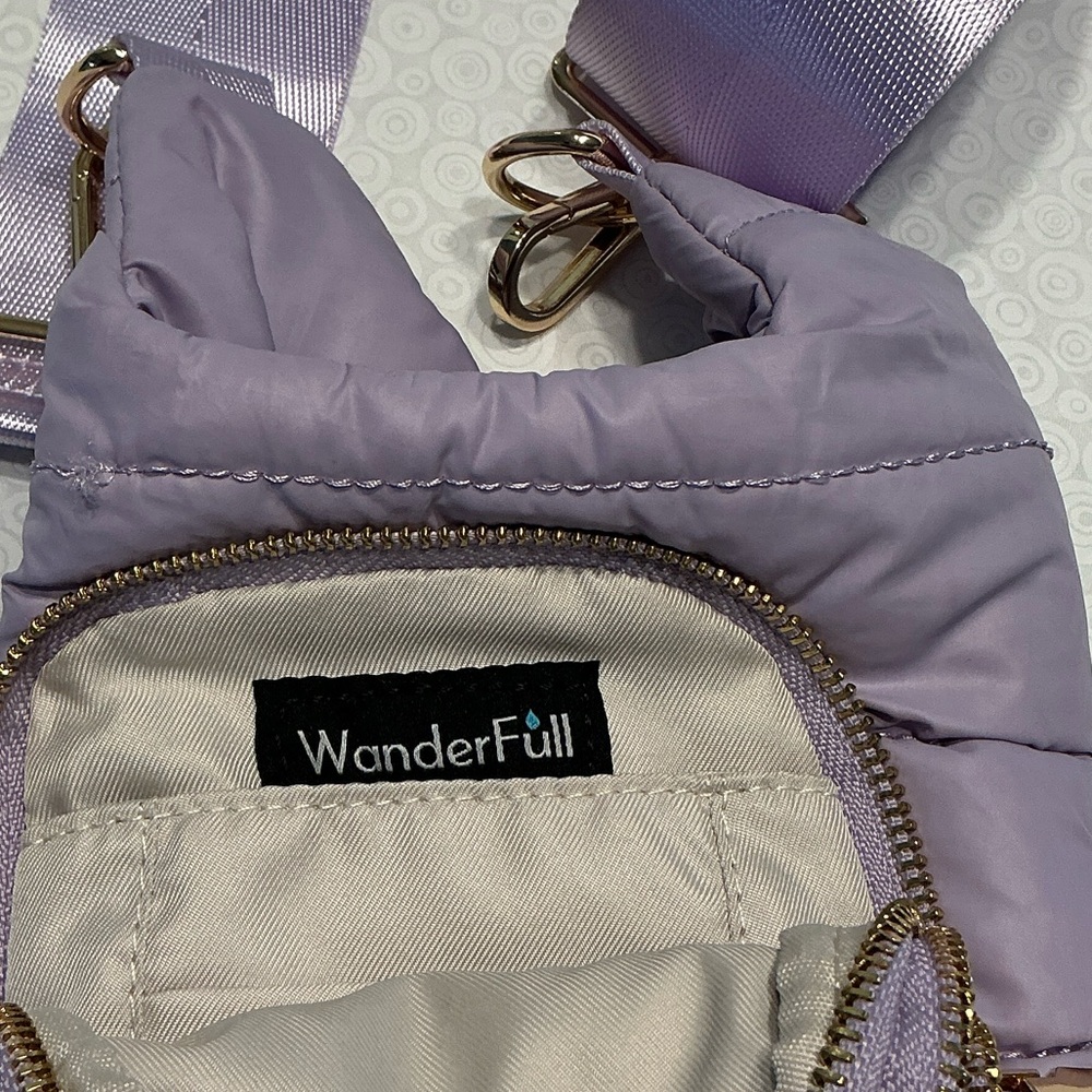 Lavender Quilted Crossbody Bag - Picture 8 of 10